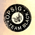 OPSIG Team Black medallion